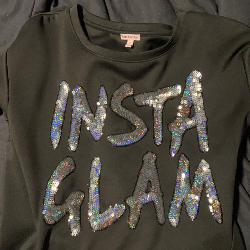 Juicy couture black long sleeve